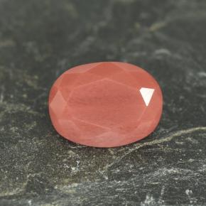 Andesina labradorite naturale rosso da 1,38 ct, taglio ovale, VVS-VS