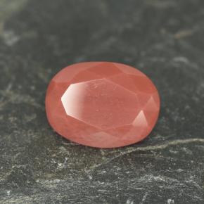 Andesina labradorite naturale rosso da 1,38 ct, taglio ovale, VVS-VS