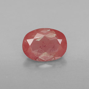 Andesina labradorite naturale rosso da 1,19 ct, trasparente, trasparente/traslucido