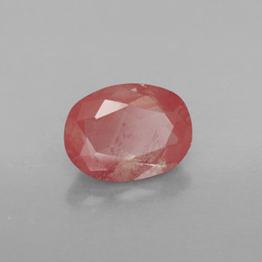 Andesina labradorite naturale rosso da 1,19 ct, trasparente, trasparente/traslucido