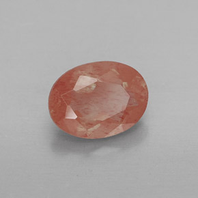 Andesina labradorite naturale rosso da 0,85 ct, trasparente, trasparente/traslucido