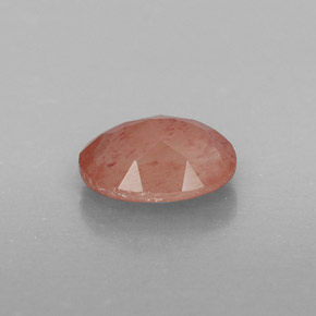 Andesina labradorite naturale rosso da 0,85 ct, trasparente, trasparente/traslucido