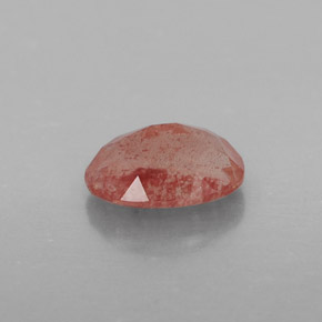 Andesina labradorite naturale rosso da 0,78 ct, trasparente, trasparente/traslucido