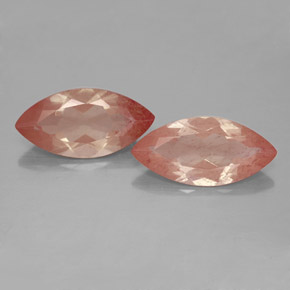 Andesina labradorite naturale arancione da  ct, trasparente, trasparente/traslucido