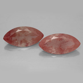 Andesina labradorite naturale rosso da  ct, trasparente, trasparente/traslucido