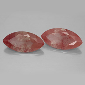 Andesina labradorite naturale rosso da  ct, trasparente, trasparente/traslucido