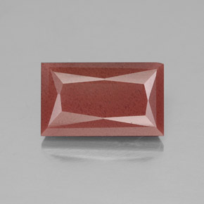 Andesina labradorite naturale rosso da 4,12 ct, trasparente, trasparente/traslucido