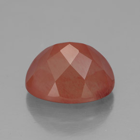 Andesina labradorite naturale rosso da 4,21 ct, trasparente, trasparente/traslucido