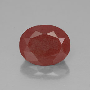Andesina labradorite naturale rosso da 2,84 ct, trasparente, trasparente/traslucido