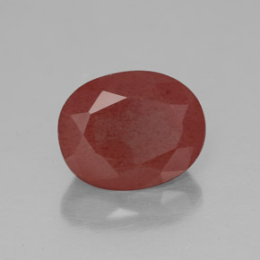 Andesina labradorite naturale rosso da 2,84 ct, trasparente, trasparente/traslucido