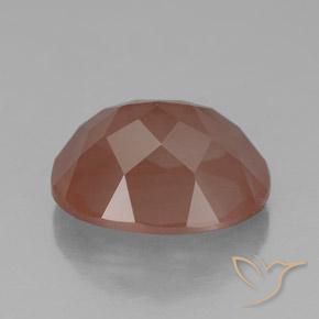 Andesina Labradorite Arancio caldo naturale da 3.55 ct, Ovale, Trasparente