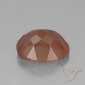 Andesina Labradorite Arancio caldo naturale da 2.62 ct, Ovale, Trasparente/Traslucido