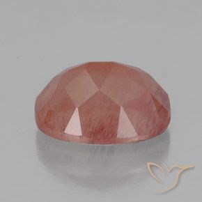 Andesina Labradorite Rosso medio naturale da 3.04 ct, Ovale, Trasparente/Traslucido