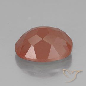 Andesina Labradorite Rosso medio naturale da 2.82 ct, Ovale, Trasparente/Traslucido