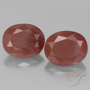 Andesina labradorite naturale rosso da 7,36 ct, trasparente, trasparente/traslucido