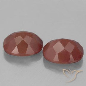 Andesina labradorite naturale rosso da 7,36 ct, trasparente, trasparente/traslucido