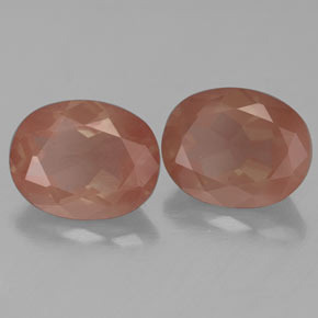 Gemme di Andesina Labradorite Miele arancione naturale da  ct, Taglio ovale, Trasparente