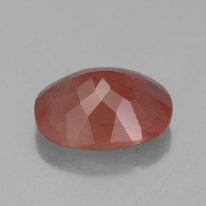 Andesina labradorite naturale rosso da 4,44 ct, trasparente, trasparente/traslucido