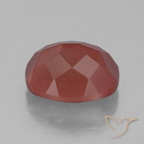 Andesina Labradorite Rosso medio naturale da 4.20 ct, Ovale, Trasparente/Traslucido