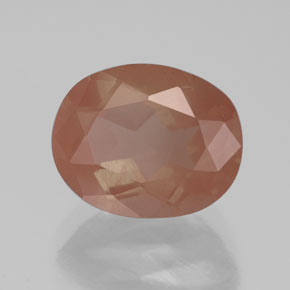 Andesina labradorite naturale arancione da 2,72 ct, trasparente, trasparente/traslucido