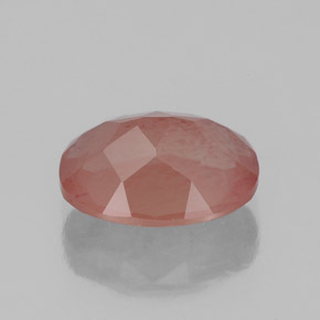 Andesina Labradorite Miele rosso naturale da 2.44 ct, Trasparente, Trasparente/Traslucido