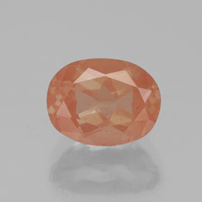 Andesina labradorite naturale arancione da 1,86 ct, trasparente, trasparente/traslucido