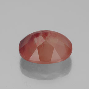 Andesina labradorite naturale rosso da 3,45 ct, trasparente, trasparente/traslucido