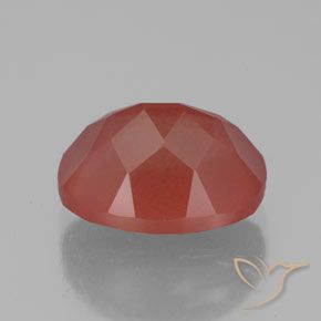 Andesina Labradorite Rosso medio naturale da 3.05 ct, Ovale, Trasparente/Traslucido