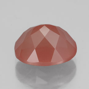 Andesina Labradorite Miele rosso naturale da 4.03 ct, Trasparente, Trasparente/Traslucido