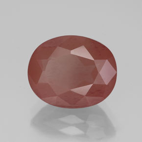 Andesina labradorite naturale rosso da 3,35 ct, trasparente, trasparente/traslucido