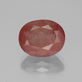 Andesina labradorite naturale rosso da 2,86 ct, trasparente, trasparente/traslucido
