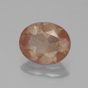 Andesina Labradorite Miele arancione naturale da 2.23 ct, Trasparente, Trasparente/Traslucido