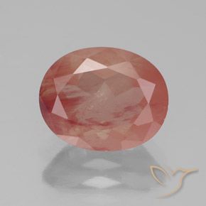 Andesina labradorite naturale rosso da 2,57 ct, trasparente, trasparente/traslucido