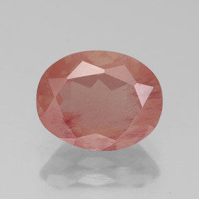 Andesina labradorite naturale rosso da 2,57 ct, trasparente, trasparente/traslucido