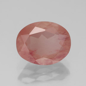 Andesina labradorite naturale rosso da 2,57 ct, trasparente, trasparente/traslucido