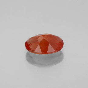 Andesina Labradorite Arancio rosso naturale da 0.96 ct, Taglio ovale, VS-SI