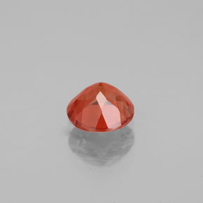 Andesina Labradorite Arancio rosso naturale da 0.70 ct, Taglio rotondo, VS