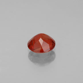Andesina Labradorite Arancio rosso naturale da 0.67 ct, Taglio rotondo, VS-SI