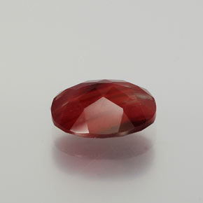 Andesina labradorite naturale rosso da 2,30 ct, taglio ovale, traslucido