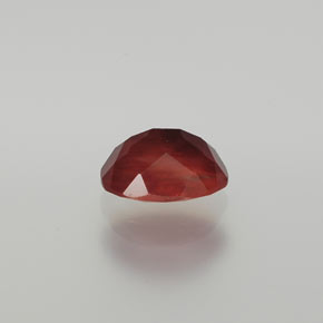 Andesina Labradorite Miele rosso naturale da 1.36 ct, Taglio ovale, Traslucido