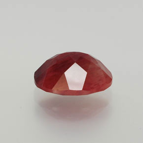 Andesina Labradorite Miele rosso naturale da 2.40 ct, Taglio ovale, Traslucido