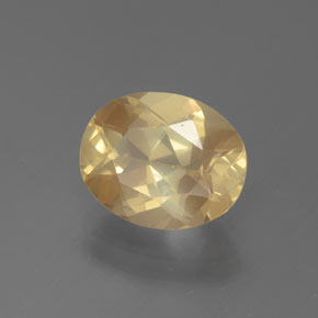 Andesina labradorite naturale dorato da 2,58 ct, taglio ovale, trasparente