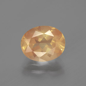 Andesina Labradorite Color champagne naturale da 2.70 ct, Taglio ovale, Trasparente