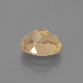 Andesina Labradorite Color champagne naturale da 2.70 ct, Taglio ovale, Trasparente