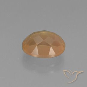 Andesina Labradorite Arancione-Oro naturale da 2.97 ct, Ovale, Trasparente