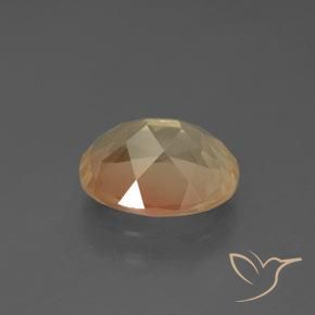 Andesina Labradorite Dorato pesca chiaro naturale da 2.61 ct, Ovale, Trasparente