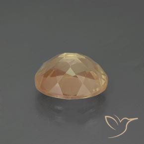 Andesina Labradorite Arancione-Oro naturale da 2.73 ct, Ovale, Trasparente