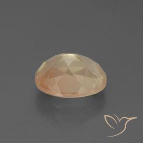 Andesina Labradorite Arancio Pesca Chiaro naturale da 2.59 ct, Ovale, Trasparente
