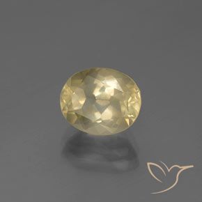 Andesina Labradorite Oro chiaro naturale da 2.72 ct, Ovale, Trasparente