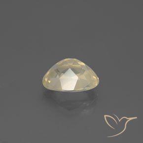 Andesina Labradorite Color crema naturale da 2.41 ct, Ovale, Trasparente